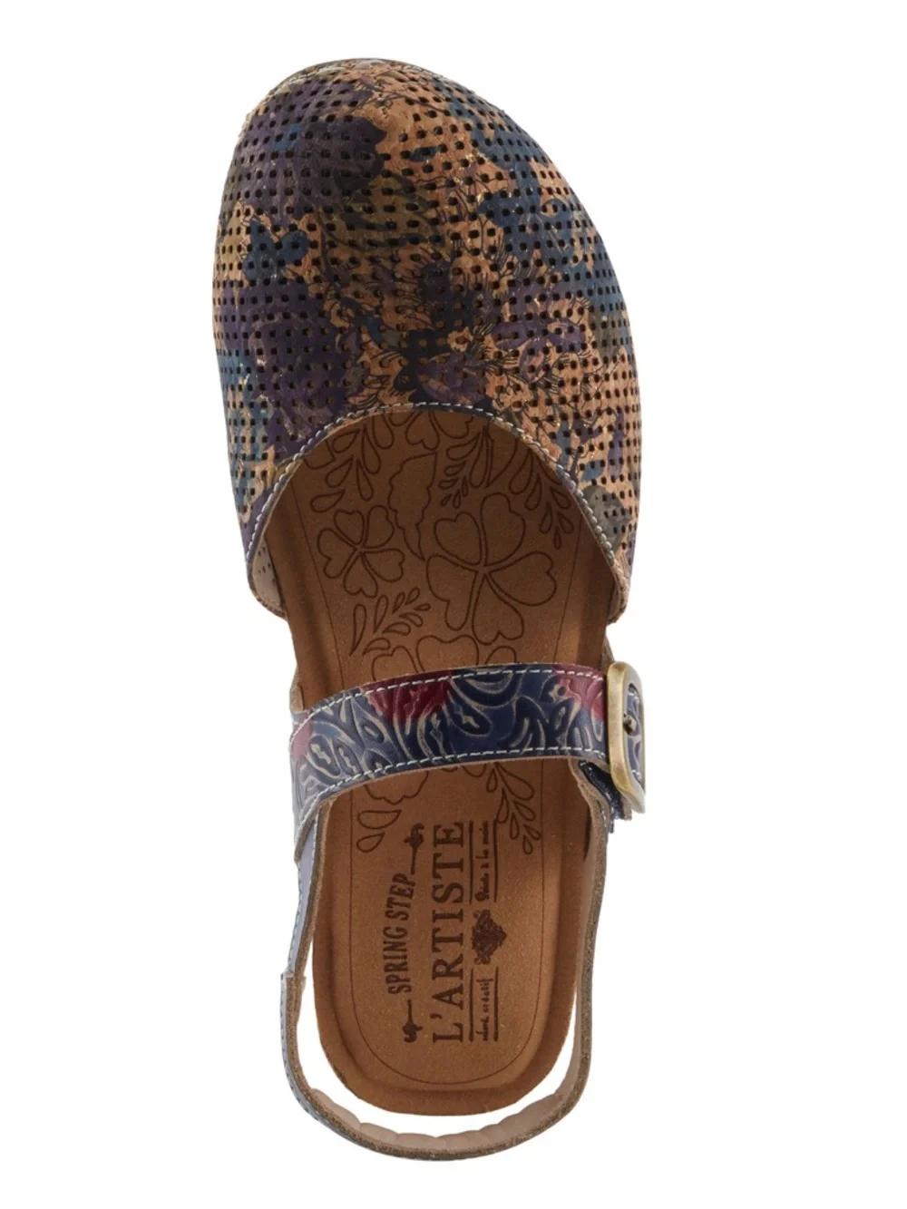 L'Artiste by Spring Step Koraline Perforated Sandals Womens Size 38 US 7.5 - 8 - Picture 2 of 16